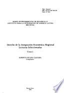 Derecho de la integración económica regional