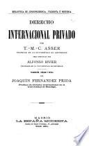 Derecho internacional privado