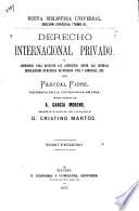 Derecho internacional privado