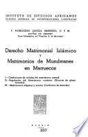 Derecho matrimonial islámico y matrimonios de musulmanes en Marruecos