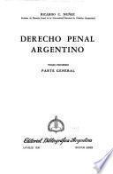 Derecho penal argentino
