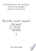 Derecho penal español (parte general)