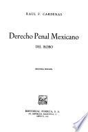 Derecho penal mexicano del robo