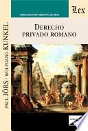 Derecho privado romano