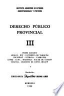 Derecho publico provincial