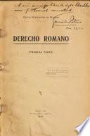 Derecho romano