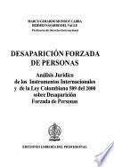 Desaparición forzada de personas