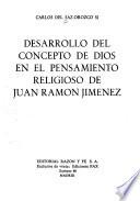 Desarrollo del concepto de Dios en el pensamiento religioso de Juan Ramón Jiménez