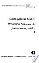 Desarrollo histórico del pensamiento político