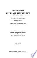Descendants of William Shurtleff