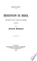 Descripción de Iberia (obra escrita en el siglo I antes de la era cristiana)