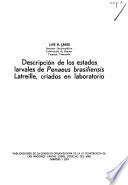 Descripción de los estados larvales de Penaeus brasiliensis Latreille
