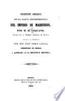 Description geológica de la parte septentrional del imperio de Marruecos