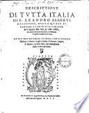 Descrittione Di Tutta Italia