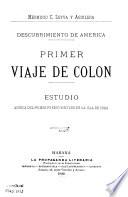 Descubrimiento de America, primer viaje de Colon