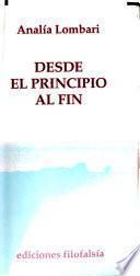 Desde el principio al fin