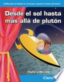 Desde el Sol hasta más allá de Plutón