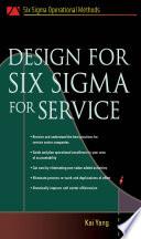 Design for Six Sigma for Service