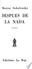 Después de la nada
