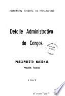 Detalle administrativo de cargos