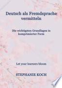 Deutsch als Fremdsprache vermitteln
