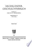 Deutsches Geschlechterbuch