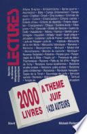 Deux mille titres à thème juif parus en français entre 1989 et 1995