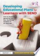 Developing Educational Plans for Learners with SEND