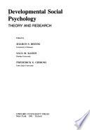 Developmental Social Psychology