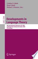 Developments in Language Theory