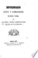 Devocionario nuevo ... en prosa y verso, etc