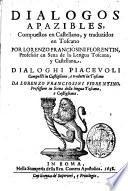 Dialoghi piacevoli composti in castigliano, e tradotti in toscano