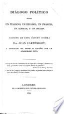 Diálogo político entre un italiano, un español, un frances, un aleman, y un ingles