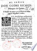 Dialogos apazibles, compuestos en castellano, y traduzidos en Toscano por Lorenzo Franciosin Florentin, ... Dialoghi piaceuoli composti in castigliano, e tradotti in toscano da Lorenzo Franciosini fiorentino, professore di Siena della lingua toscana, e castigliana