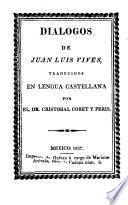 Dialogos de Juan Luis Vives