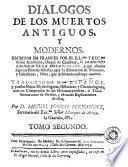 Dialogos de los muertos antiguos y modernos