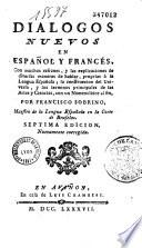 Dialogos nuevos en español y francés...