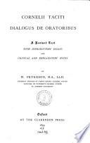 Dialogus de Oratoribus