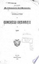 Diario de debates de la Cámara del Senado