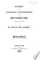 Diario de la navegación y reconocimiento del Río Tebicuari