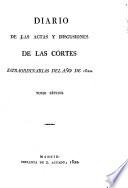 Diario de las actas y discusiones de las cortes