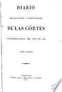 Diario de las actas y discusiones de las cortes