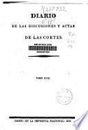 Diario de las discusiones y actas de las Cortes