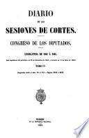 Diario de las Sesiones de Cortes, Congreso de los Diputados
