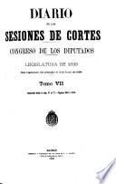Diario de las Sesiones de Cortes, Congreso de los Diputados