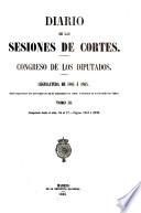 Diario de las Sesiones de Cortes, Congreso de los Diputados