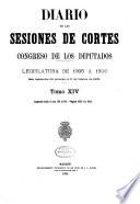 Diario de las Sesiones de Cortes, Congreso de los Diputados