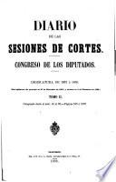 Diario de las Sesiones de Cortes, Congreso de los Diputados