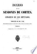 Diario de las Sesiones de Cortes, Congreso de los Diputados