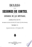 Diario de las Sesiones de Cortes, Congreso de los Diputados